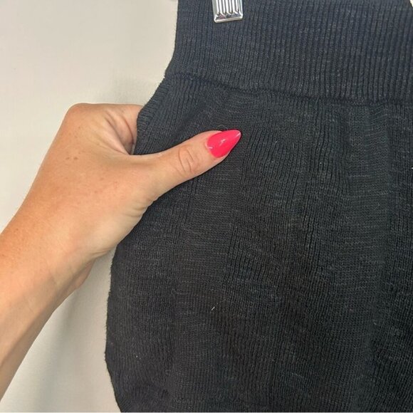 NWT Free People Beach Lounge Casual Top Shorts Black Set Women’s Size XS - Picture 9 of 11